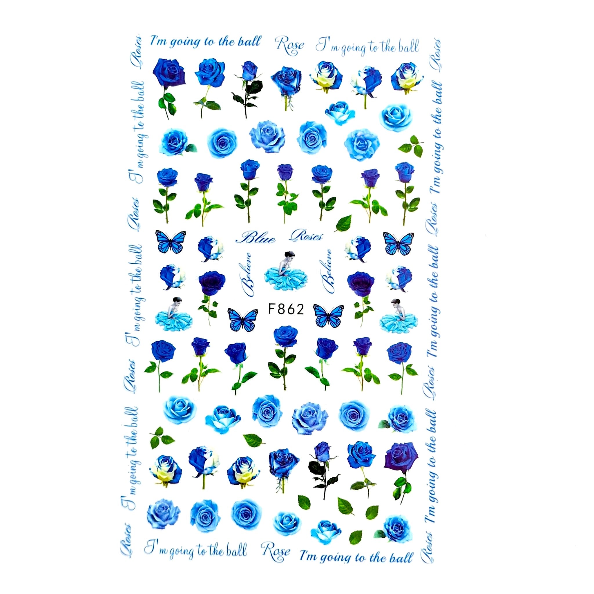 Image of Sticker Decor Unghii 862 V