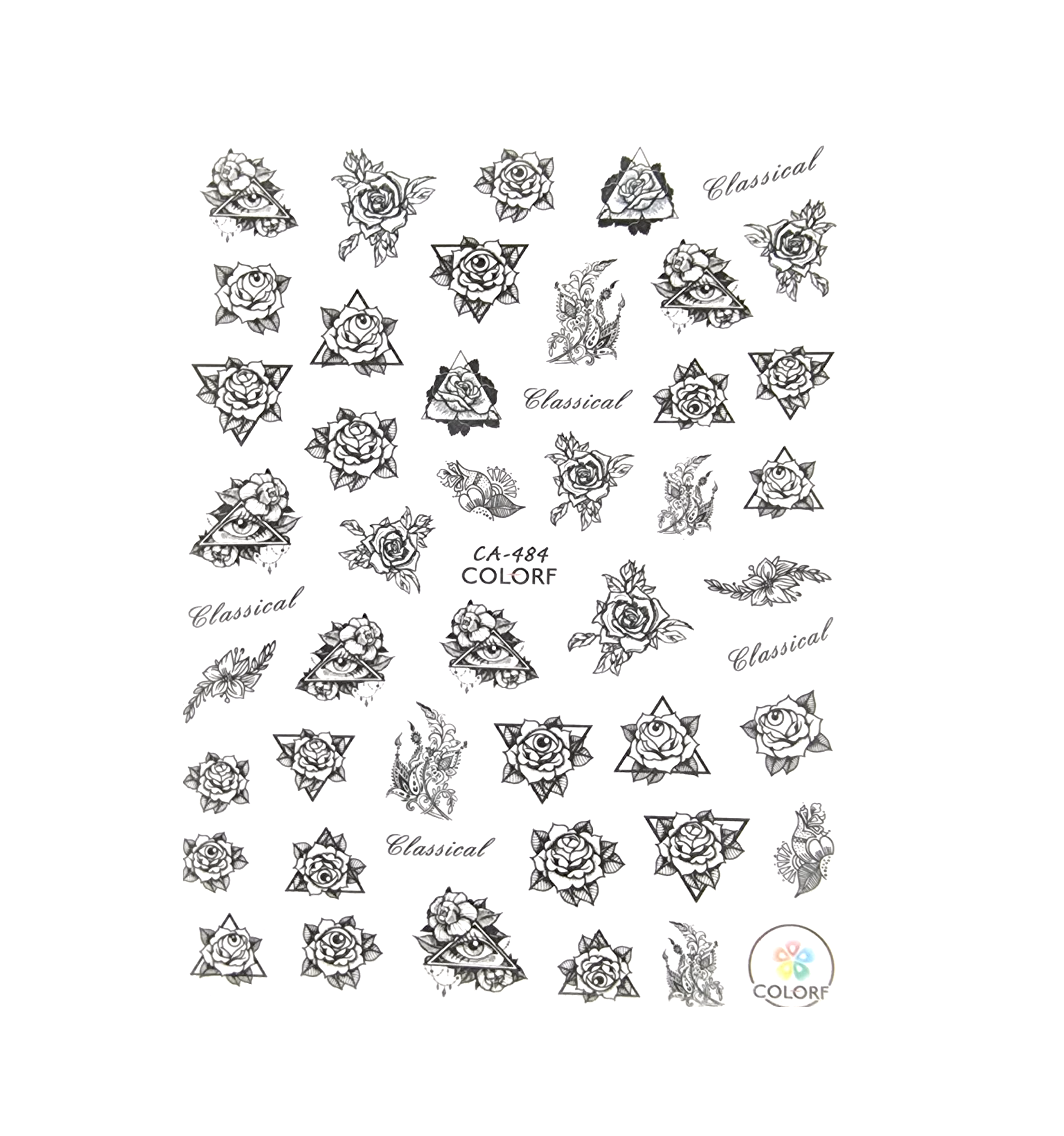 Image of Sticker Decor Unghii Coria 484 V