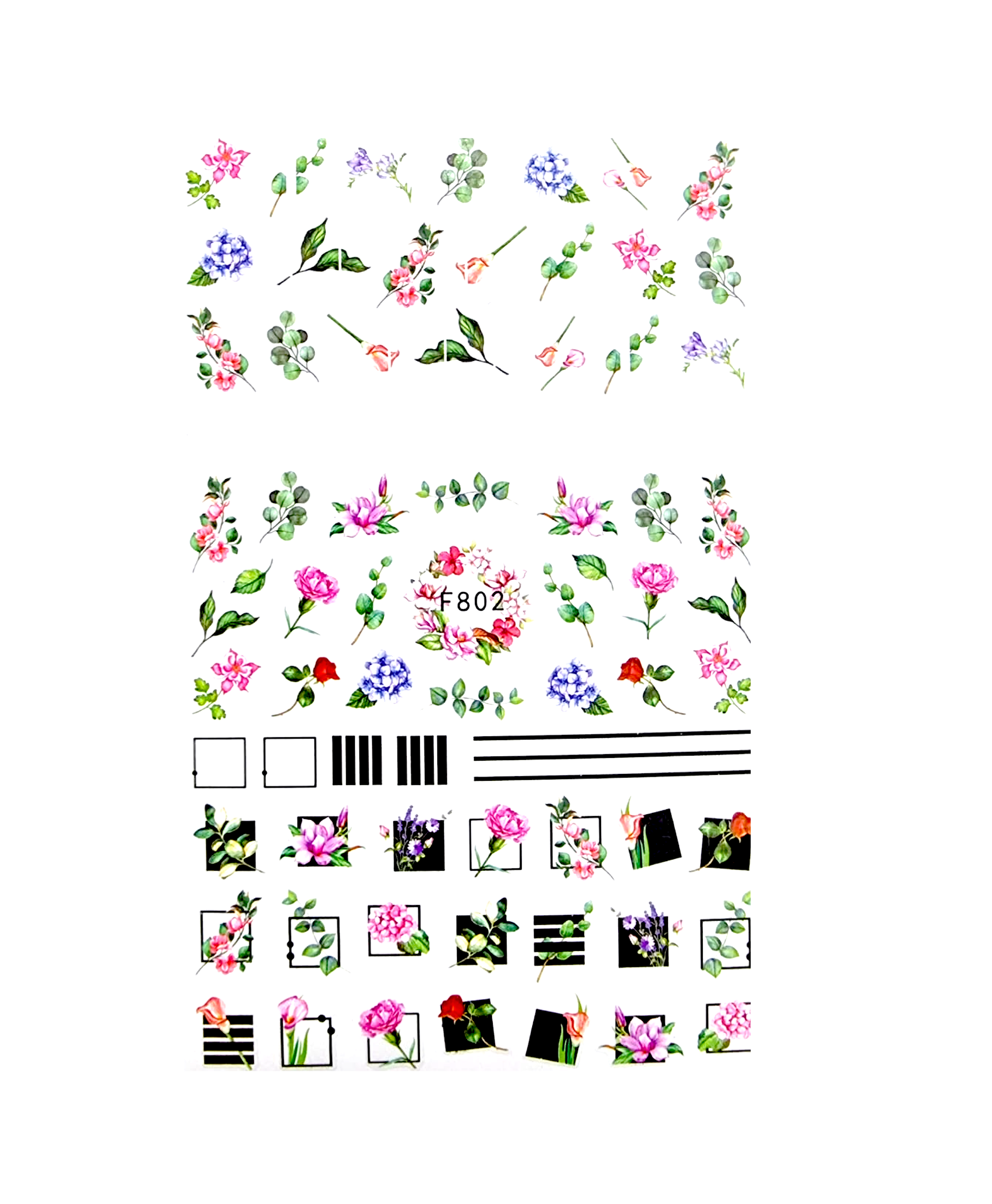 Sticker Decor Unghii Coria 802 V