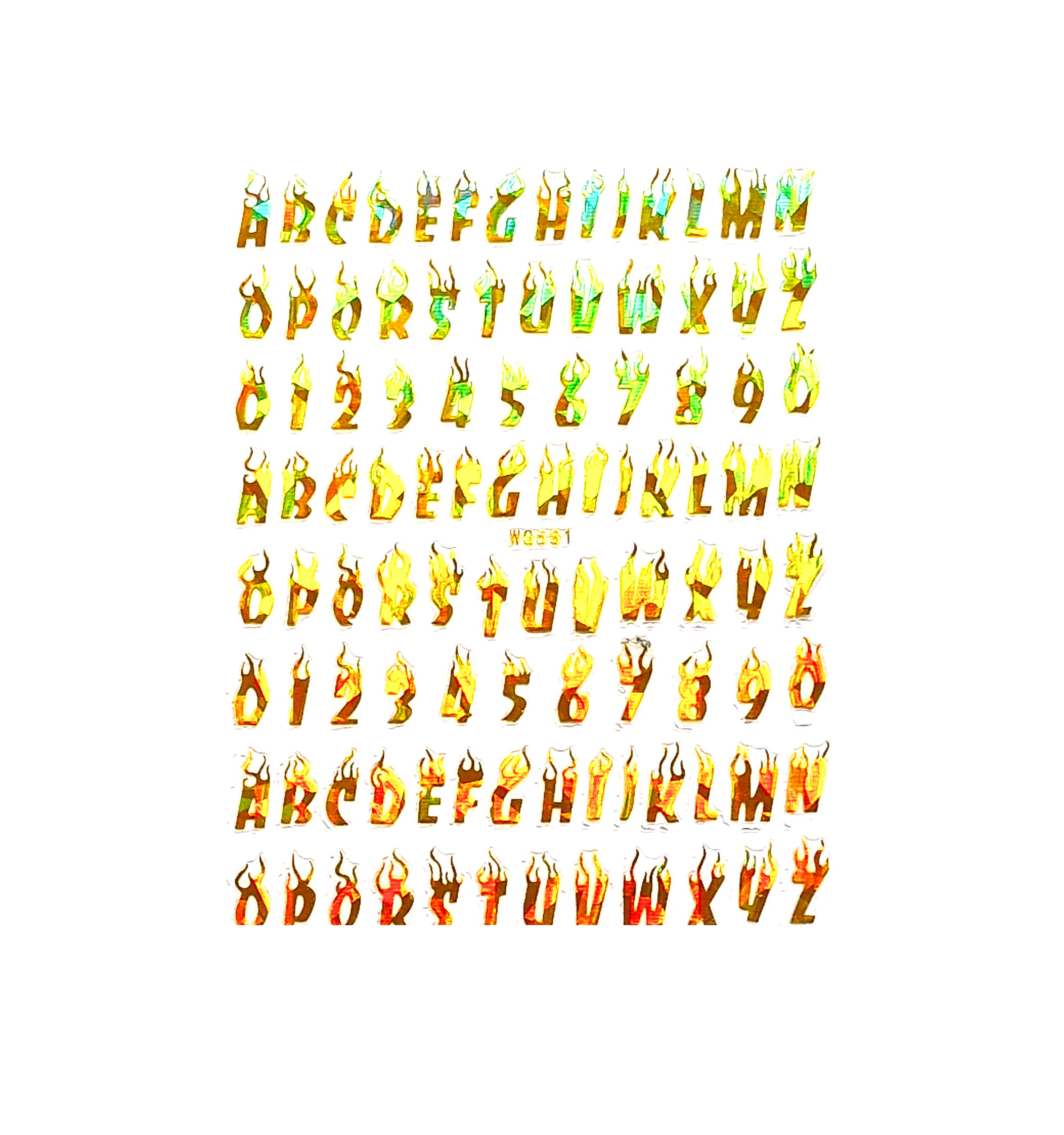 Image of Sticker Unghii  581 Gold