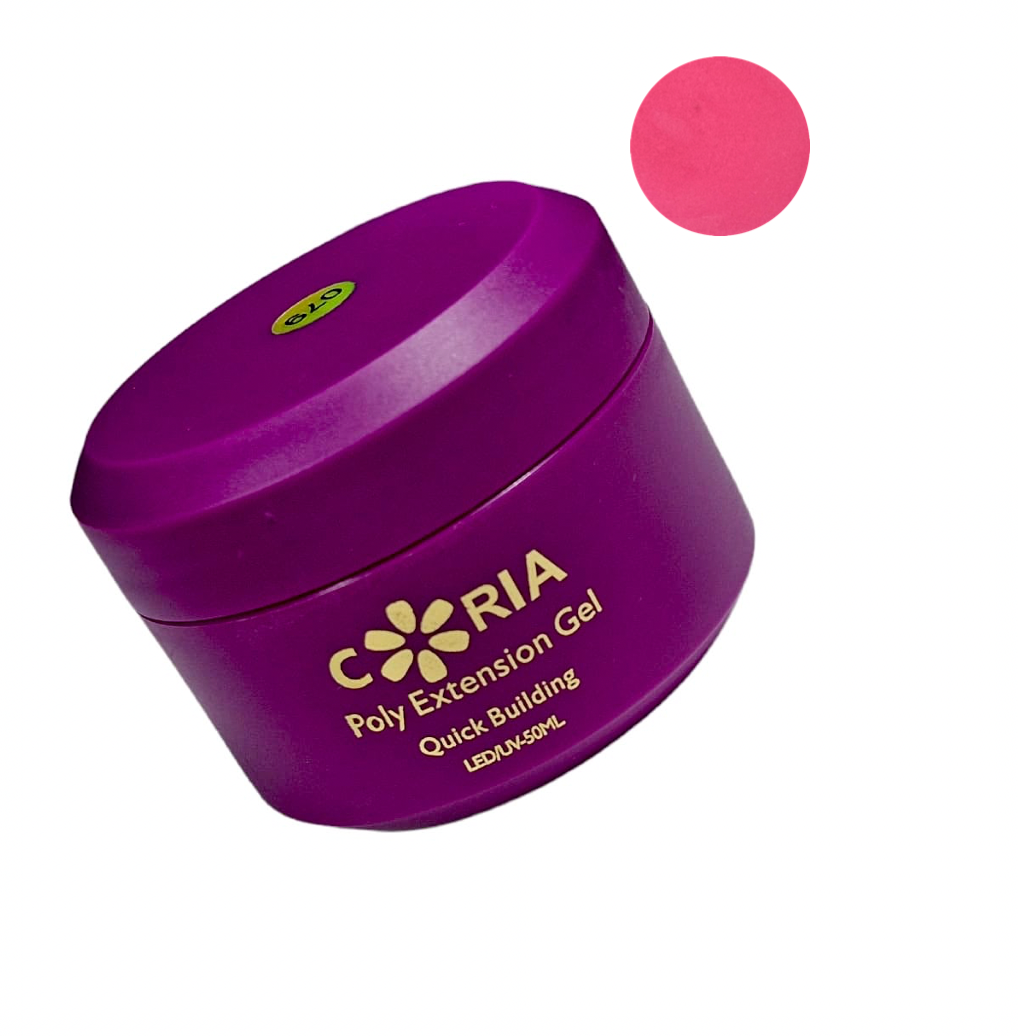 Polygel Coria 50 g Nr 076 Neon Luminos in Intuneric