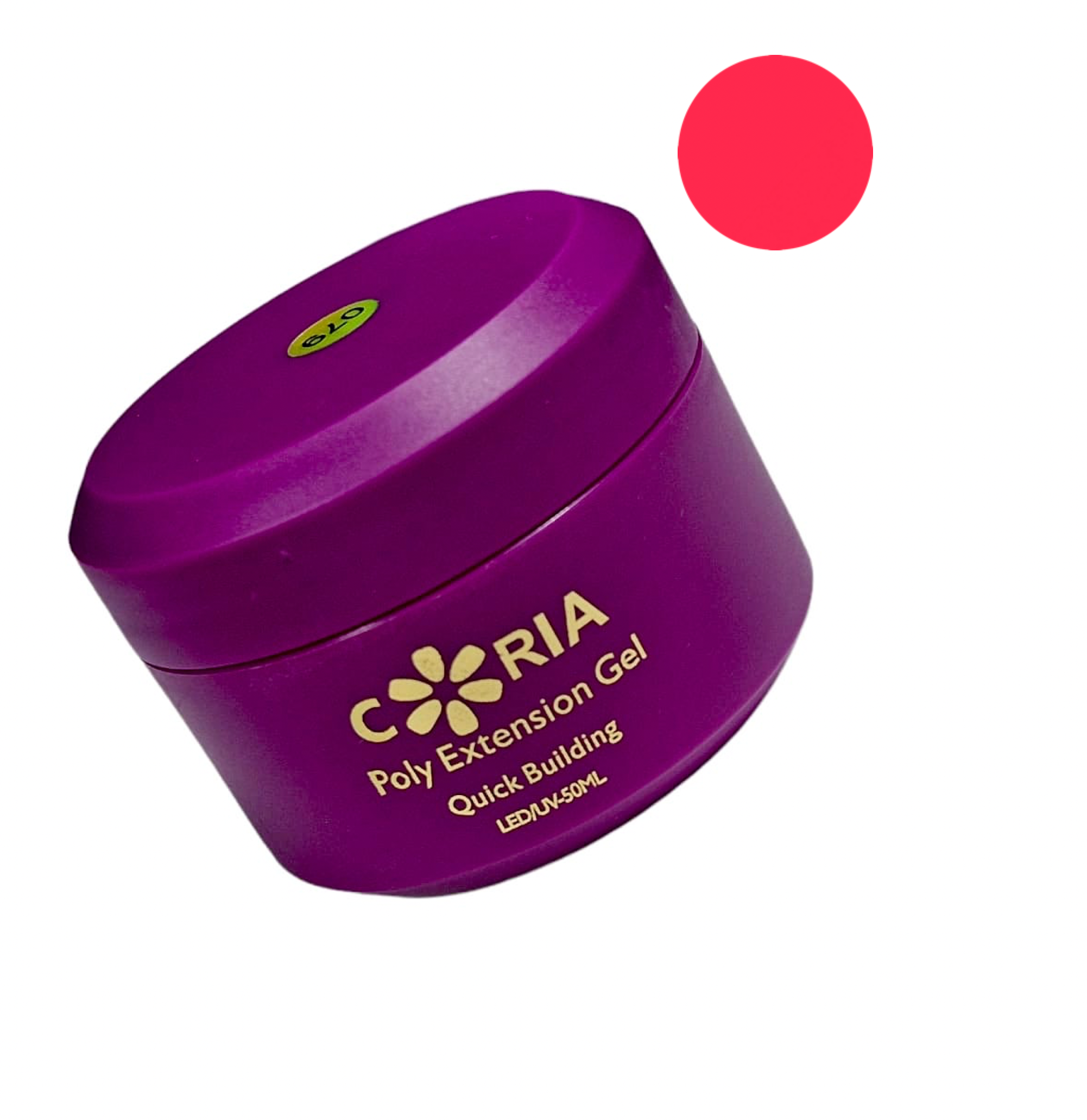 Polygel Coria 50 g Nr 077 Neon Luminos in Intuneric