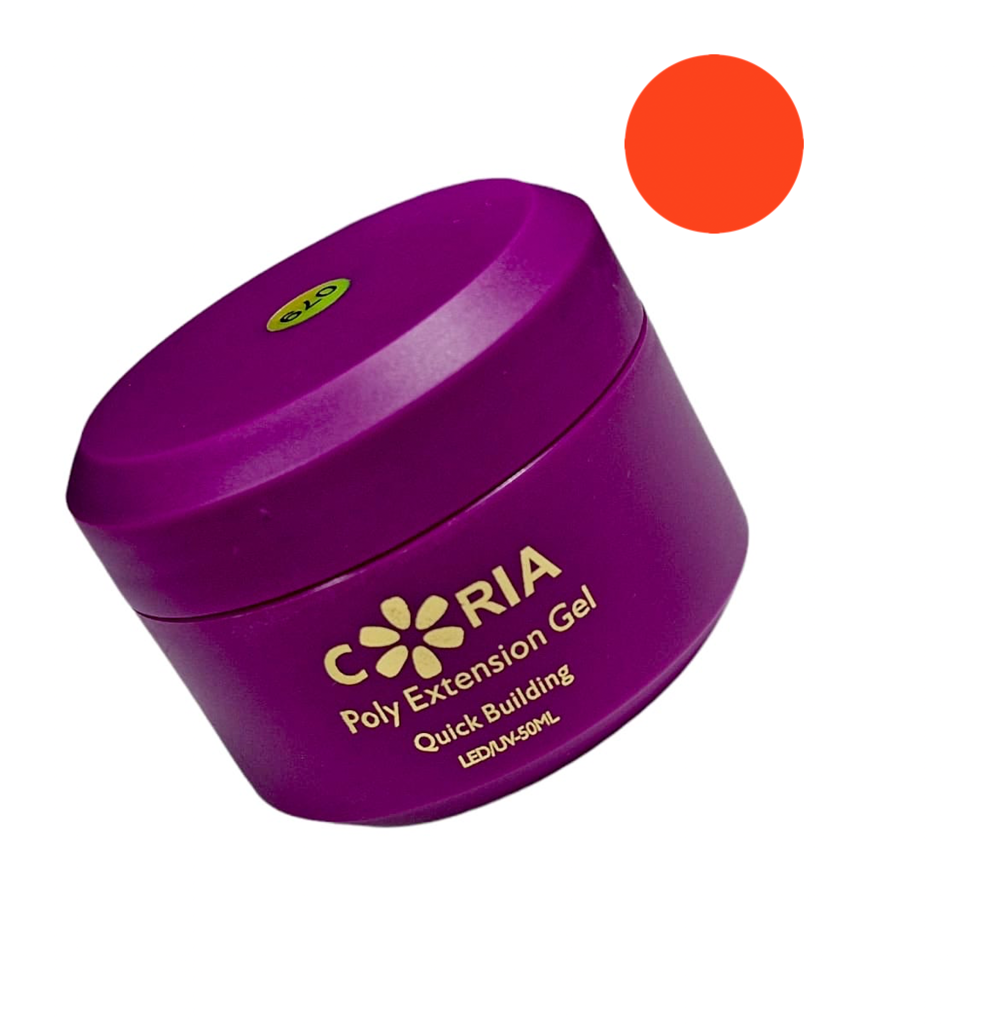 Polygel Coria 50 g Nr 078 Neon Luminos in Intuneric