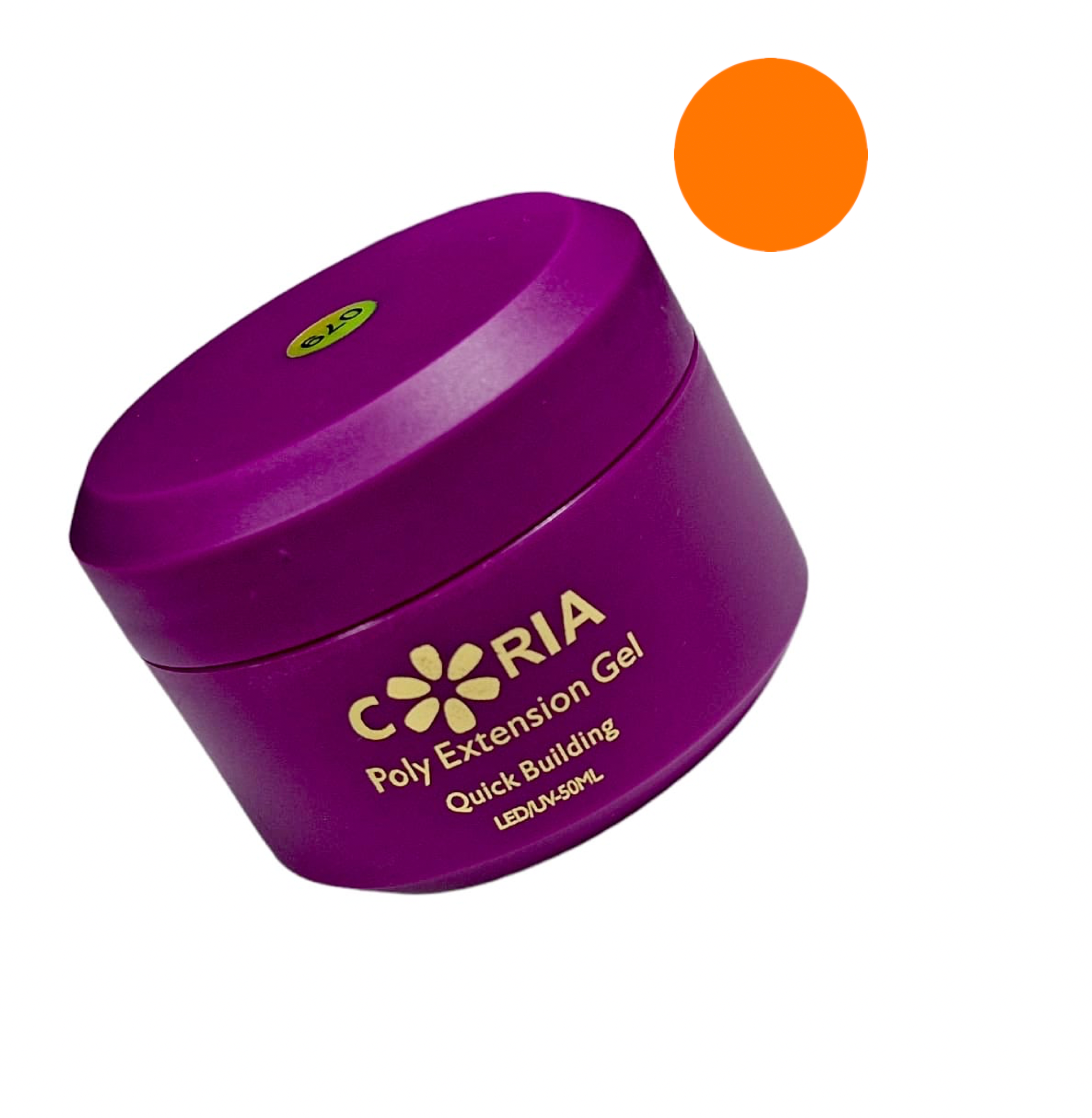 Polygel Coria 50 g Nr 080 Neon Luminos in Intuneric