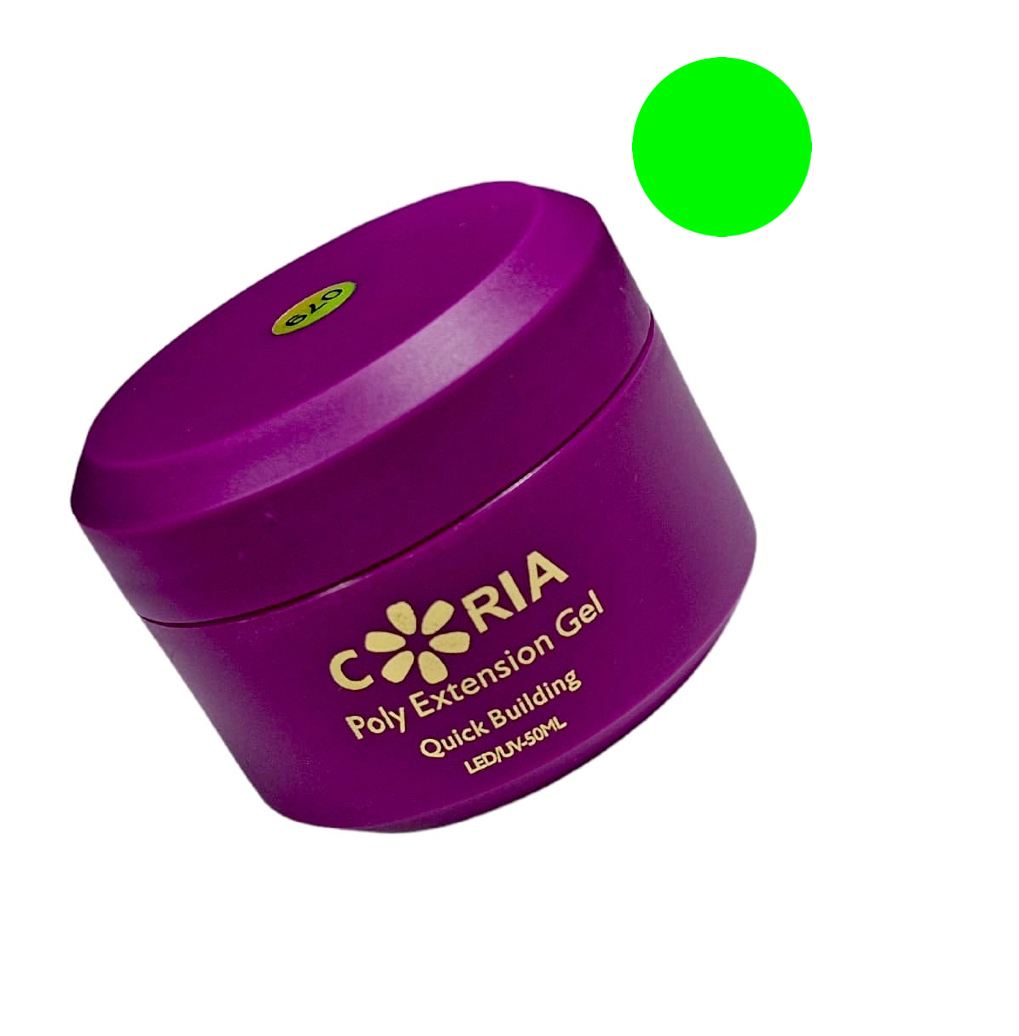 Polygel Coria 50 g Nr 084 Neon Luminos in Intuneric