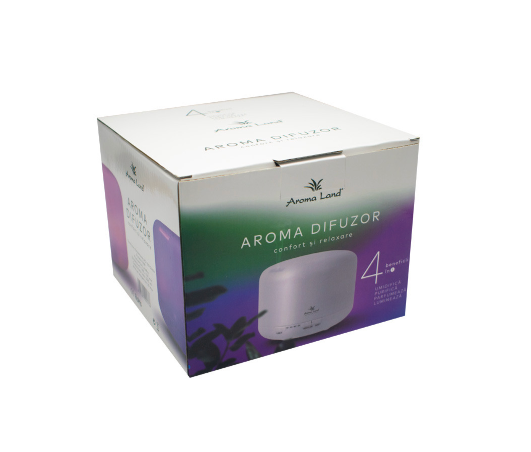Difuzor de Aromaterapie Relax, Aroma Land, 500 ml, 16W