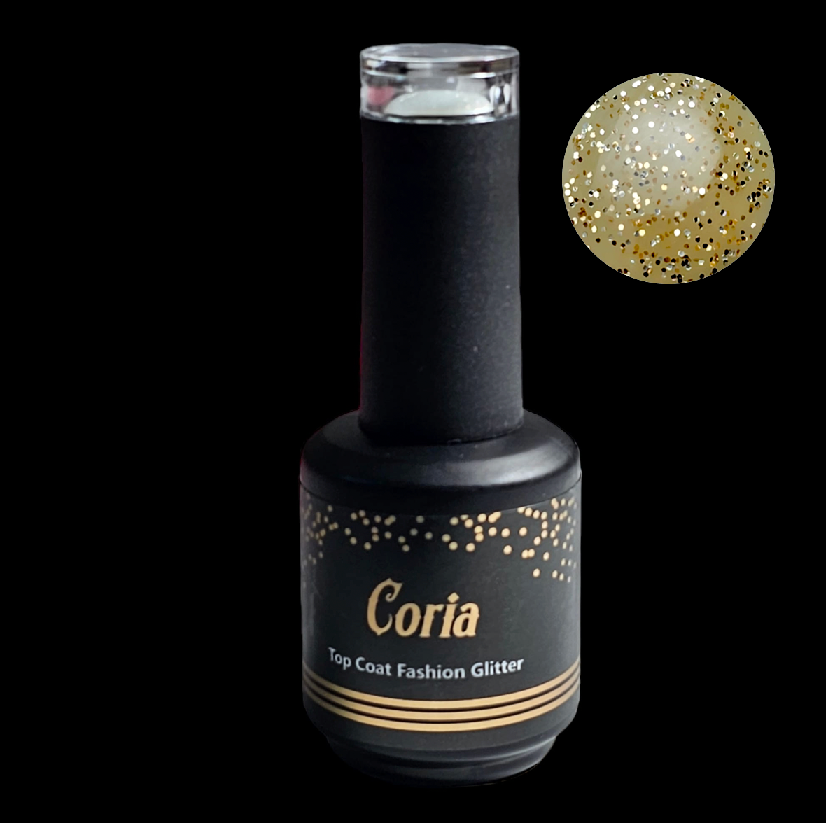 Top Coat Fashion Glitter Coria 15 ml 103