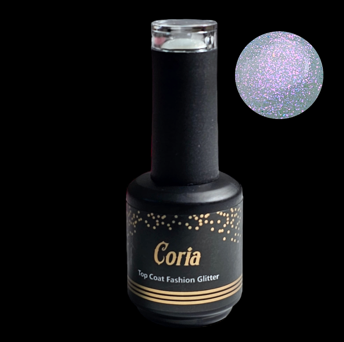 Top Coat Fashion Glitter Coria 15 ml 104
