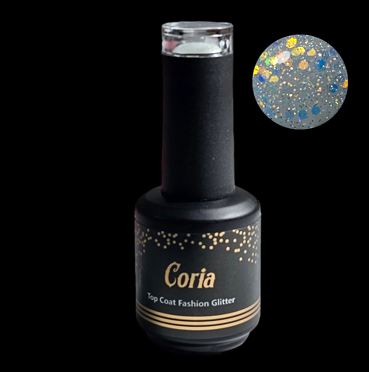 Top Coat Fashion Glitter Coria 15 ml 109