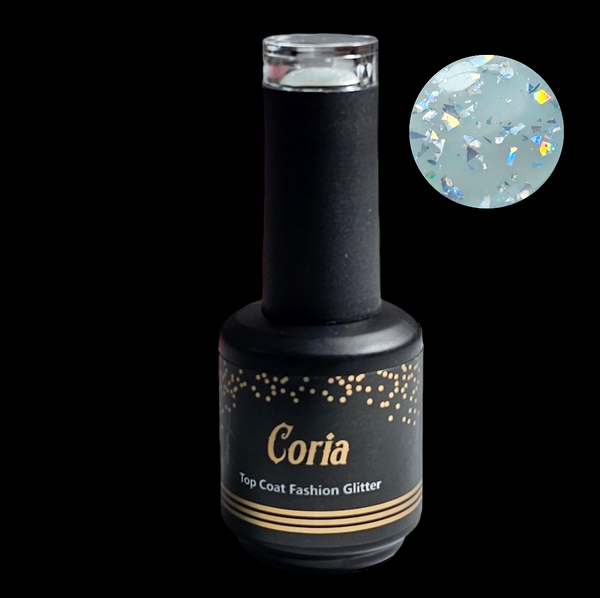 Top Coat Fashion Glitter Coria 15 ml 121