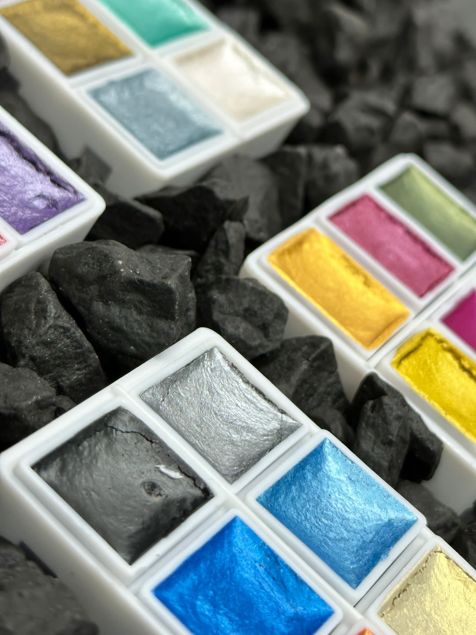 Image of Set 24 Acuarele Metalice Extra