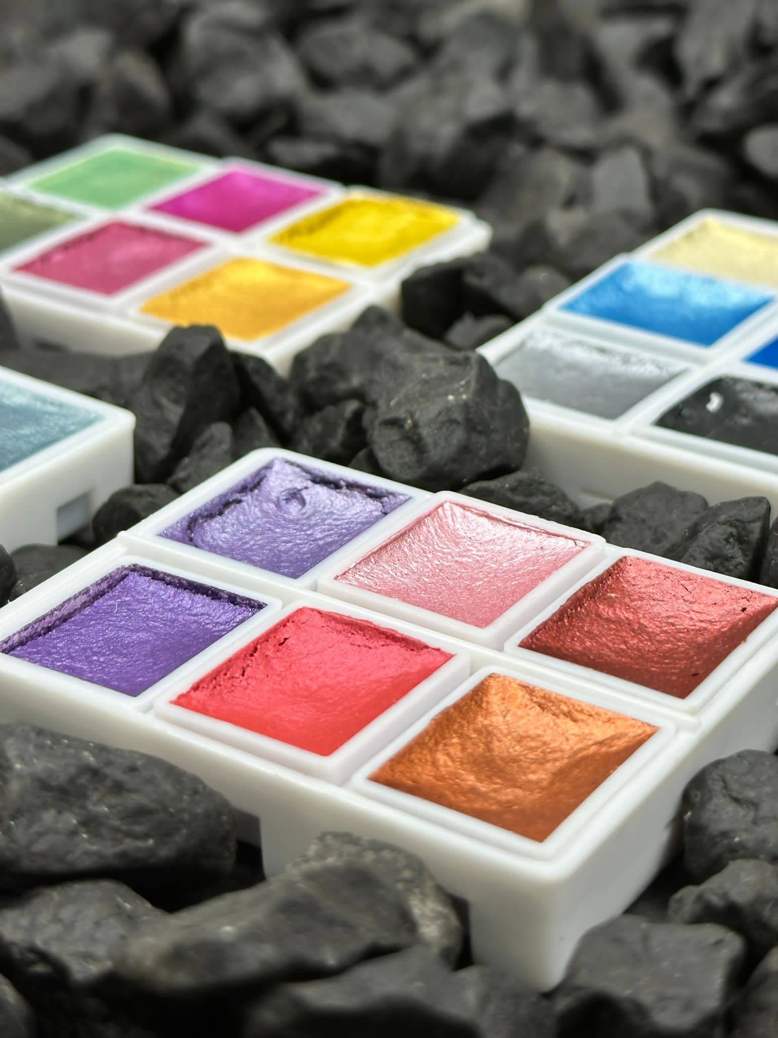 Image of Set 24 Acuarele Metalice Extra