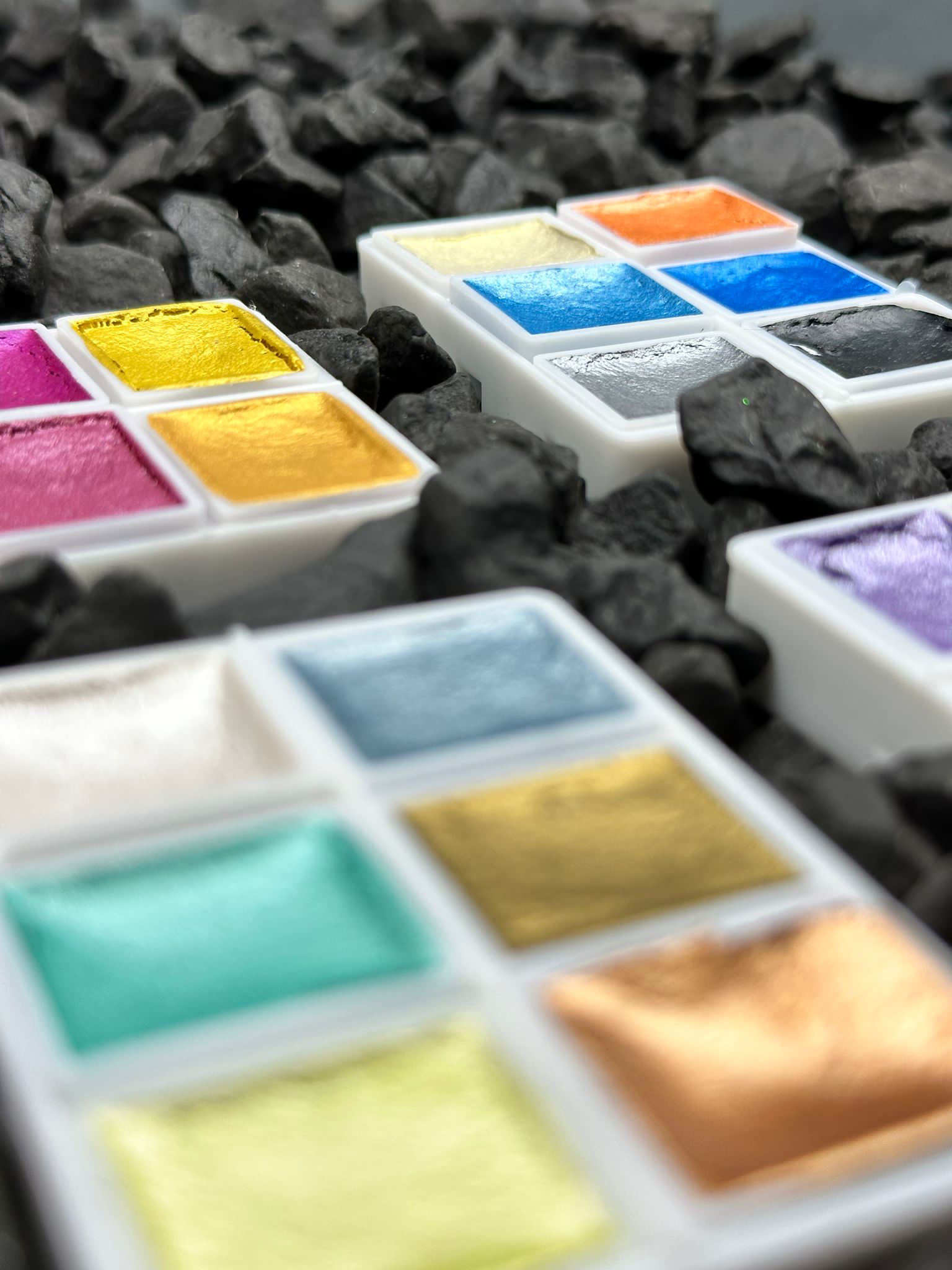 Image of Set 24 Acuarele Metalice Extra