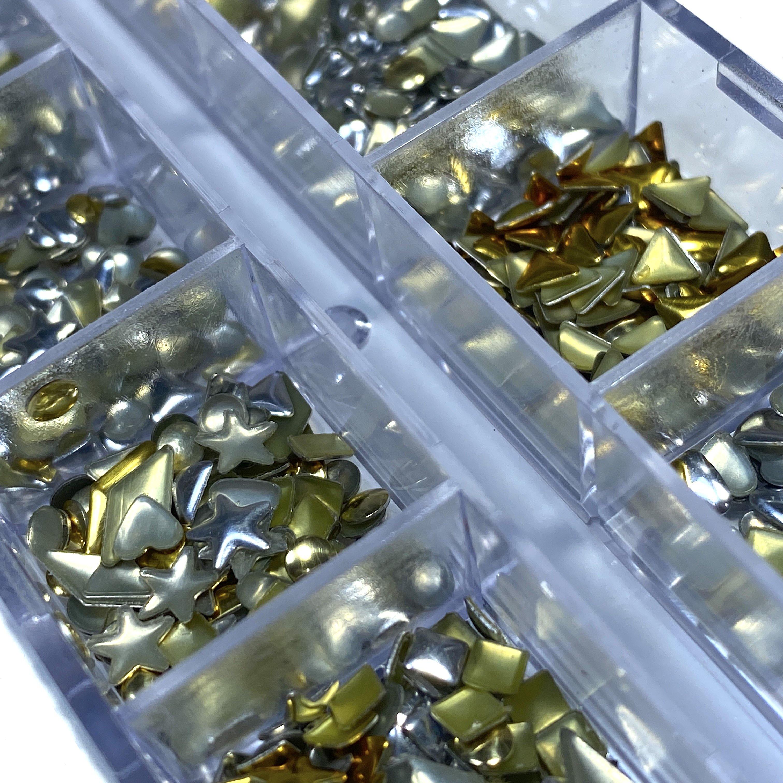 Image of Decor Stras Unghii Silver Gold - Coria