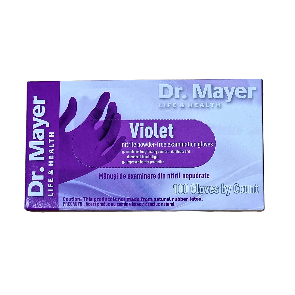 Image of Manusi Nitril Mov S 100 buc