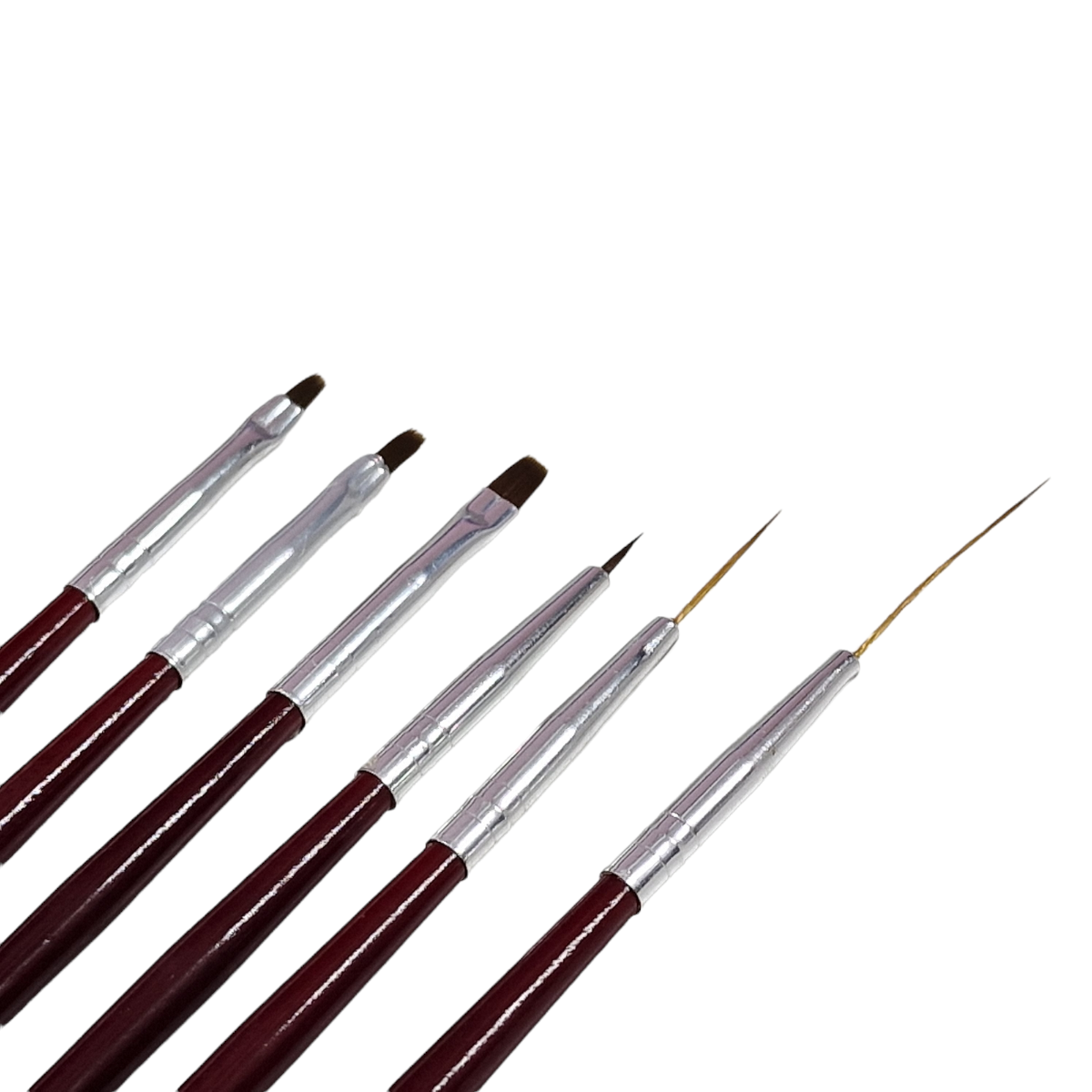 Set 6 Pensule Nail Art Color