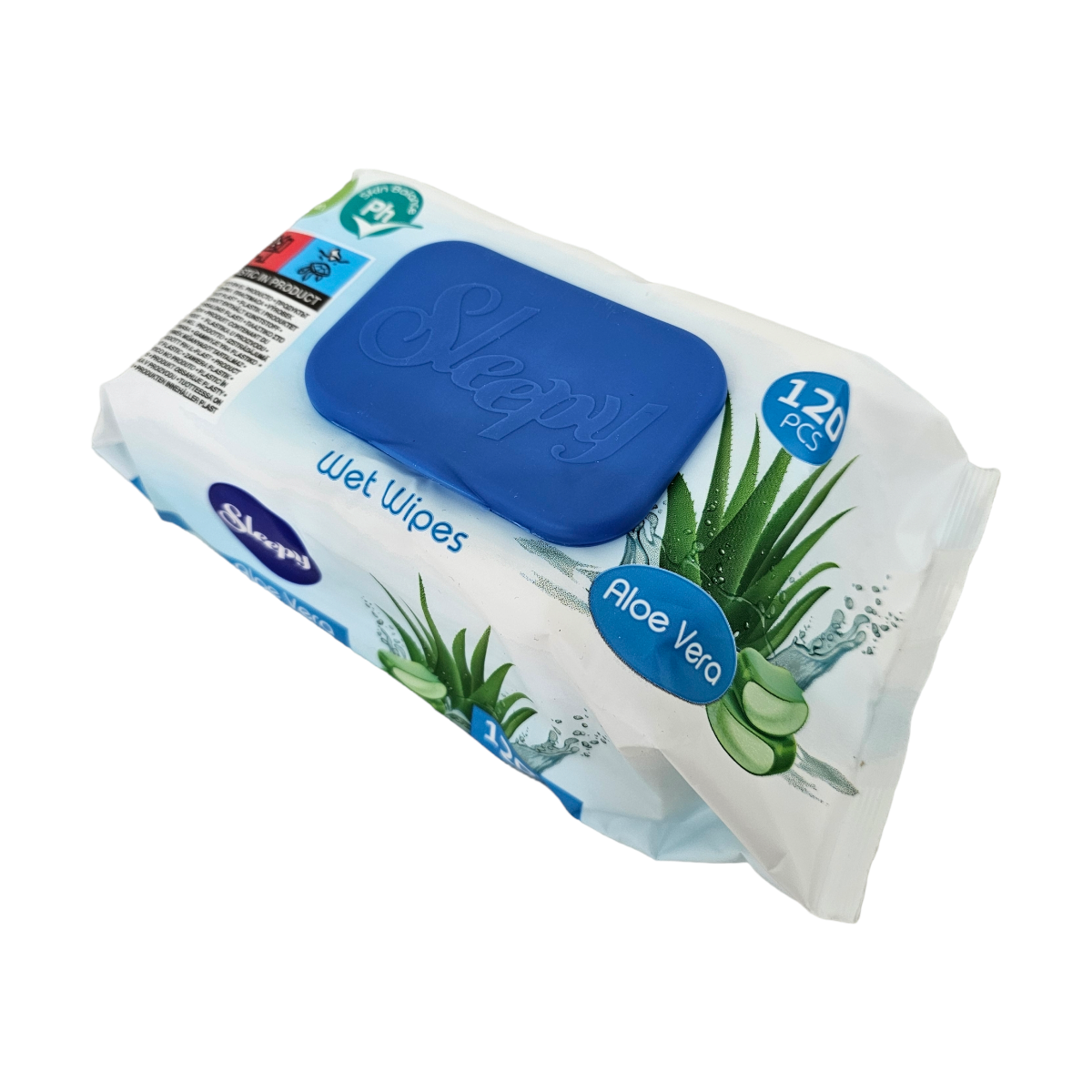 Servetele Umede cu Capac Sleepy Aloe Vera, 120 Buc/Pax