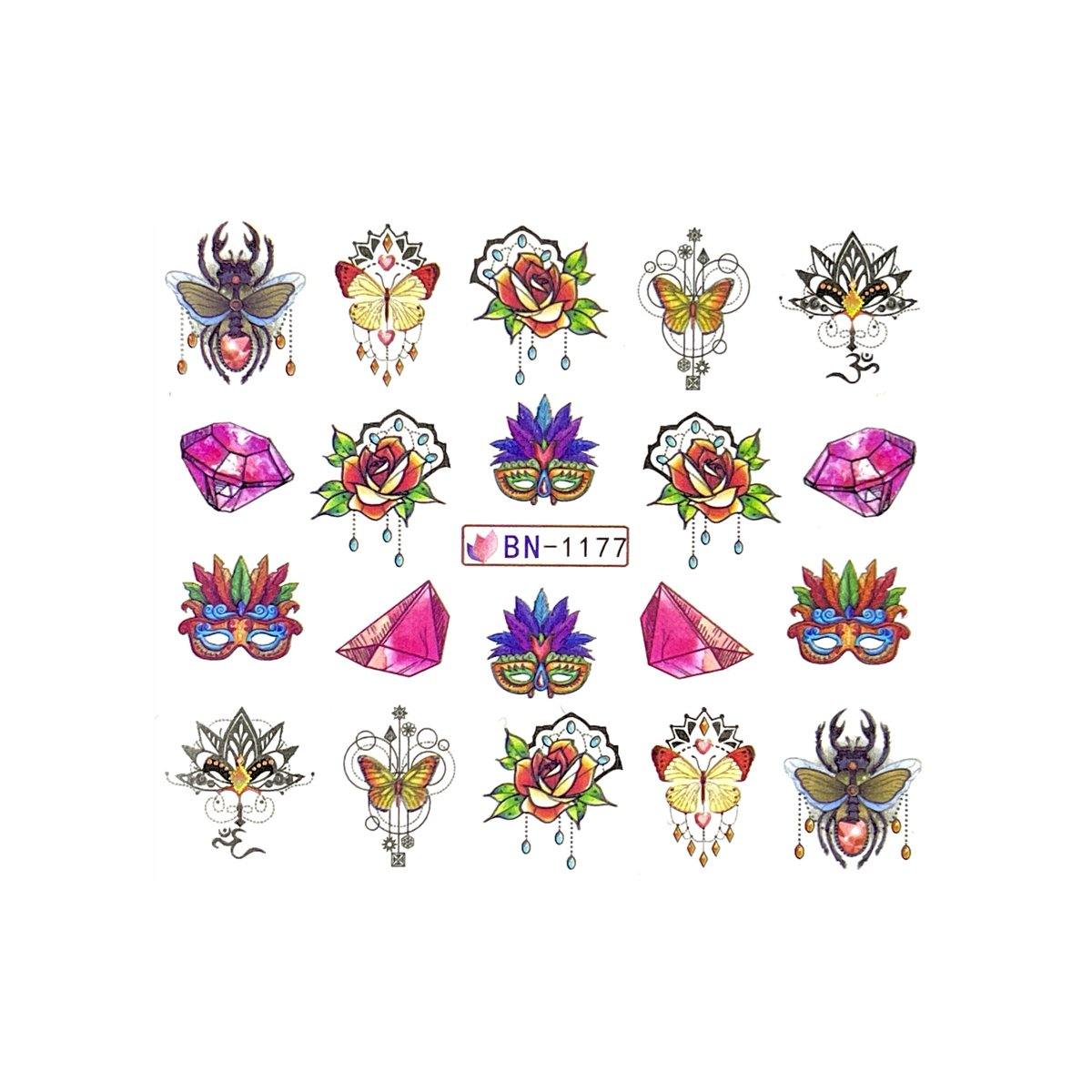 Image of Tatuaj Decor Unghii 1177 - Coria