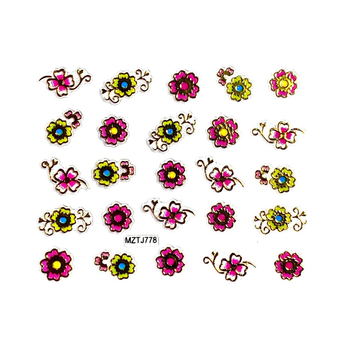 Image of Abtibild Decor Unghii 778 - Coria