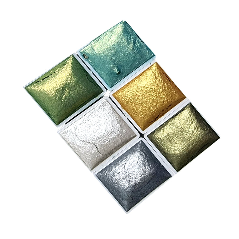 Set 6 Acuarele Metalice Extra 02