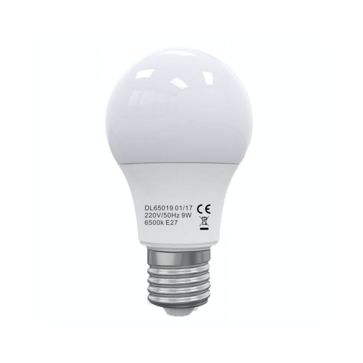 Bec Led E27, model glob A60, 9W=50W, lumina rece, ore functionare 15.000