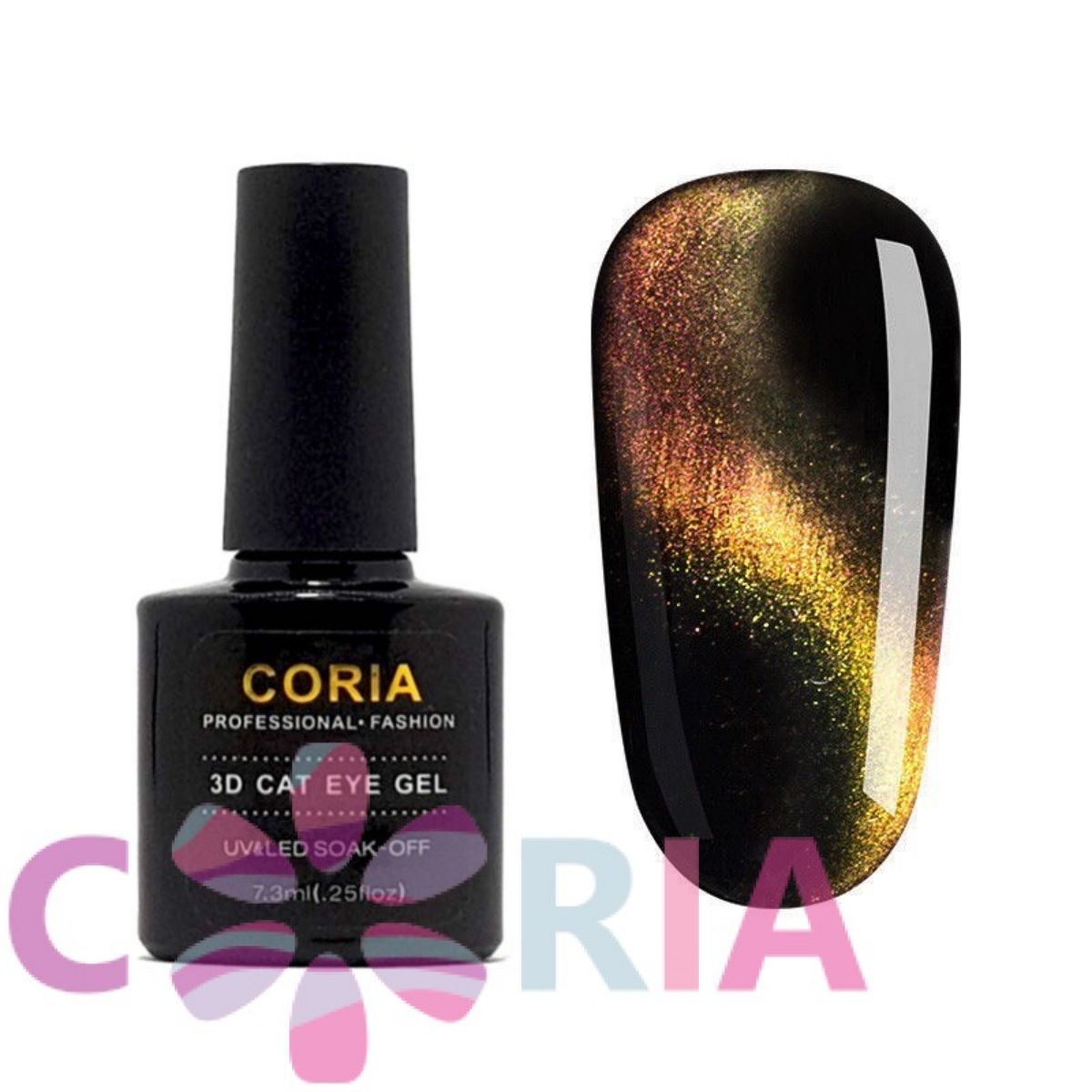 Oja Semi Coria 3D Cat Eye 7,3ml 15