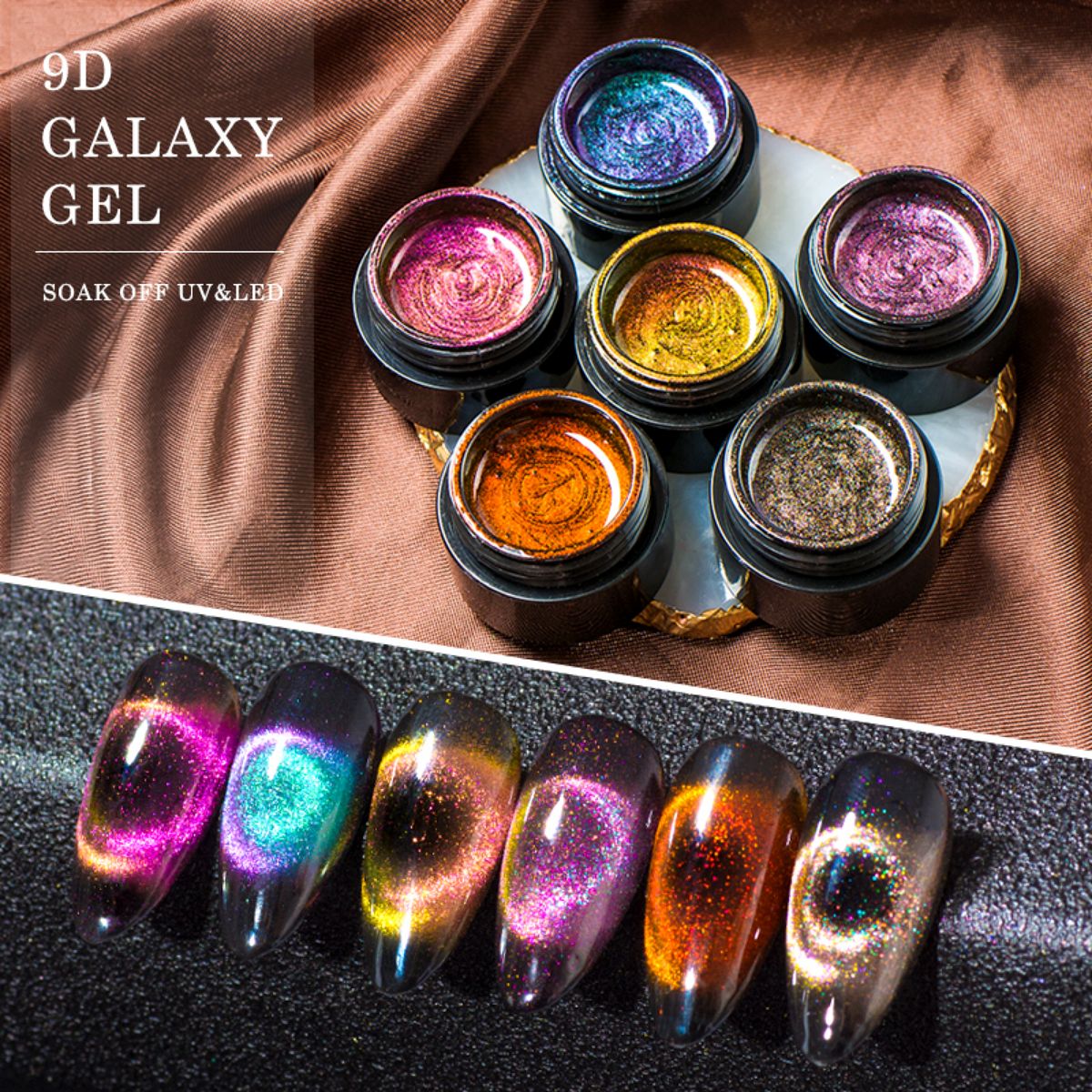 Gel Uv/Led Coria Cat Eye 9D 5g 03 - Coria