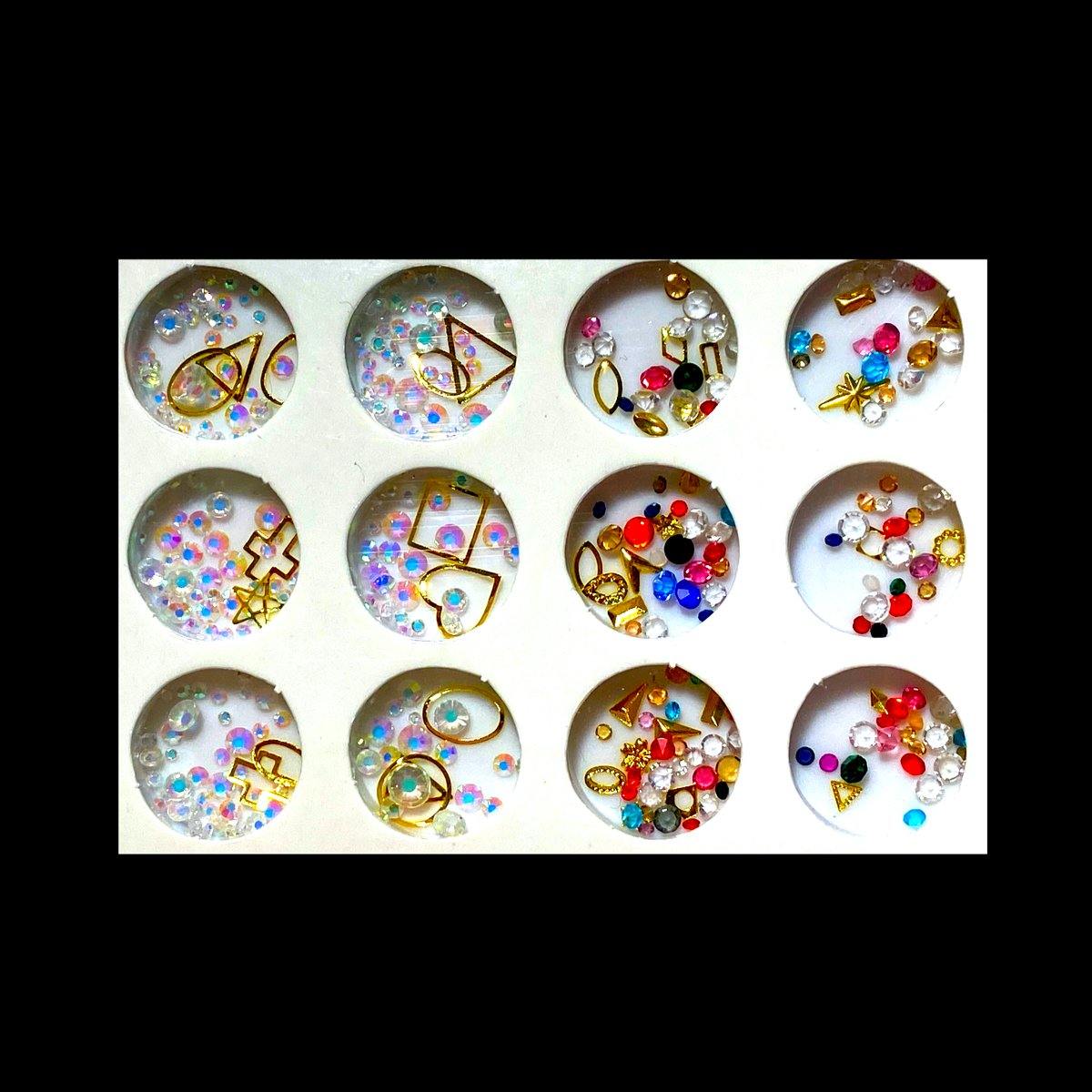 Image of Decor Stras Unghii Multireflex Mix - Coria