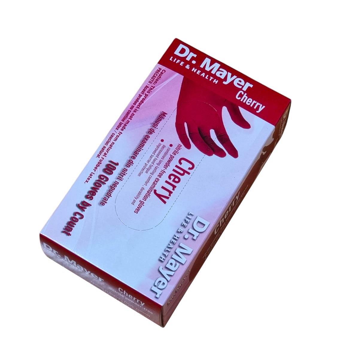 Image of Manusi Nitril Rosu S 100 buc