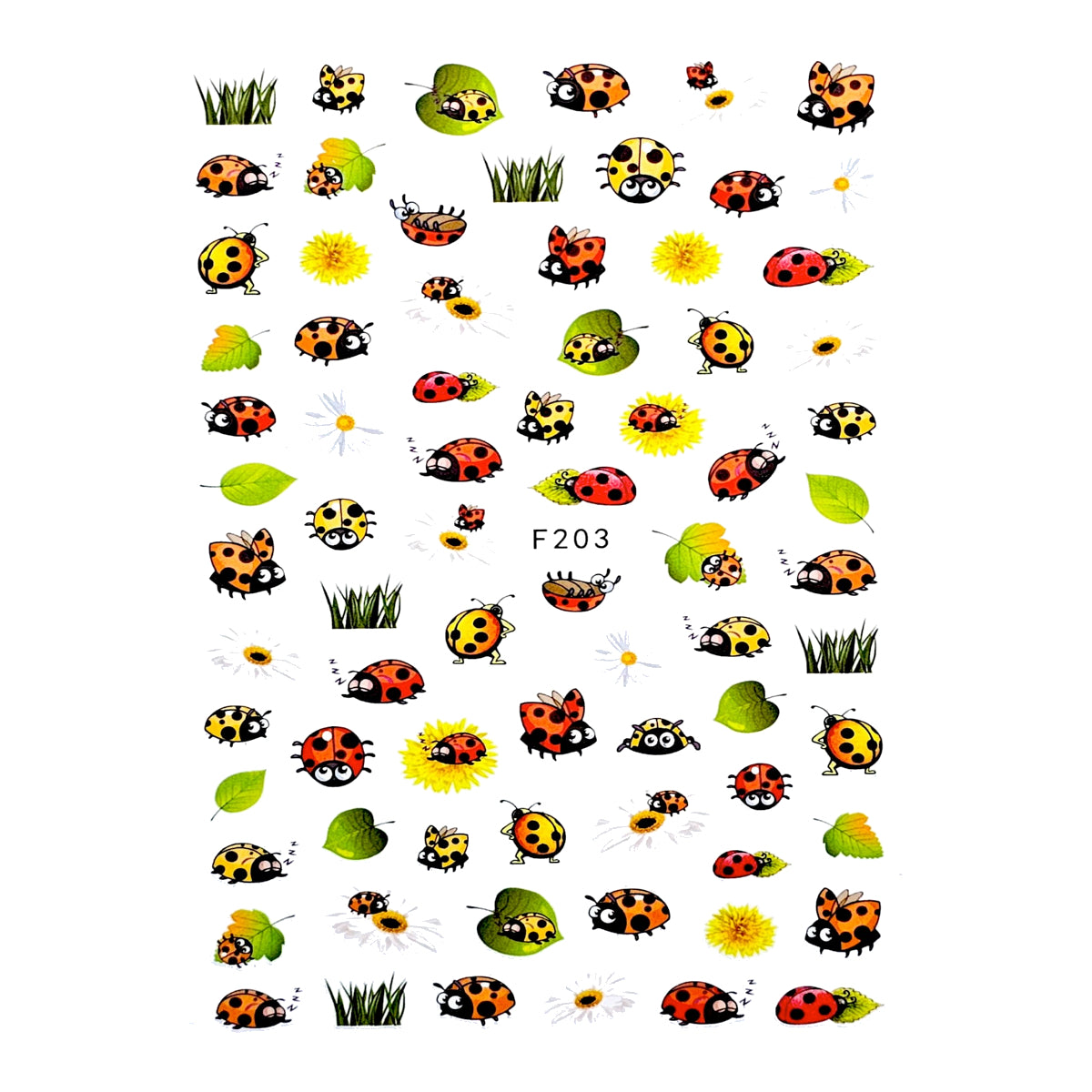 Image of Sticker Decor Unghii Coria F203