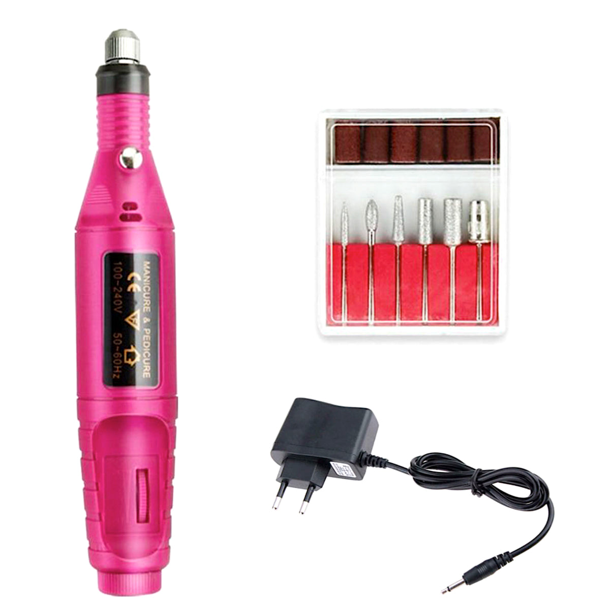 Pila electrica, freza unghii pentru incepatori,  13.000 rpm, 9 W