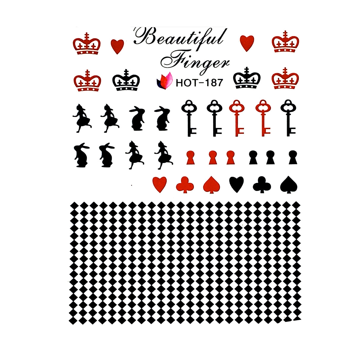 Image of Tatuaj Decor Unghii HOT 187