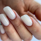 Baza Rubber Gummy Coria 061 Perfect Milky White – unghii scurte albe lăptoase, lucioase
