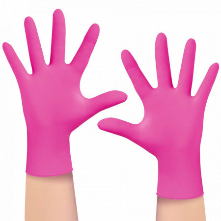 Image of Manusi Nitril Pinky Magenta Unica Folosinta S