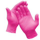 Manusi Nitril Pink Unica Folosinta XS