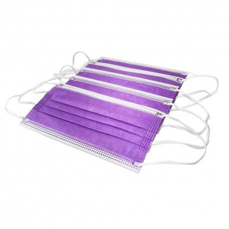 Image of Masca de protectie set 50 bucati cu 4 straturi Purple Dr. Mayer - Coria