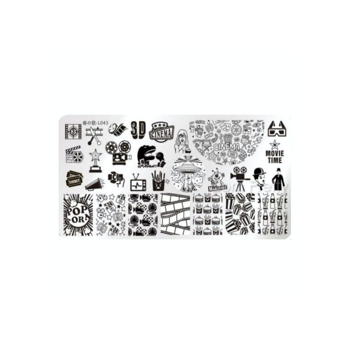 Image of Matriță decor unghii LO43