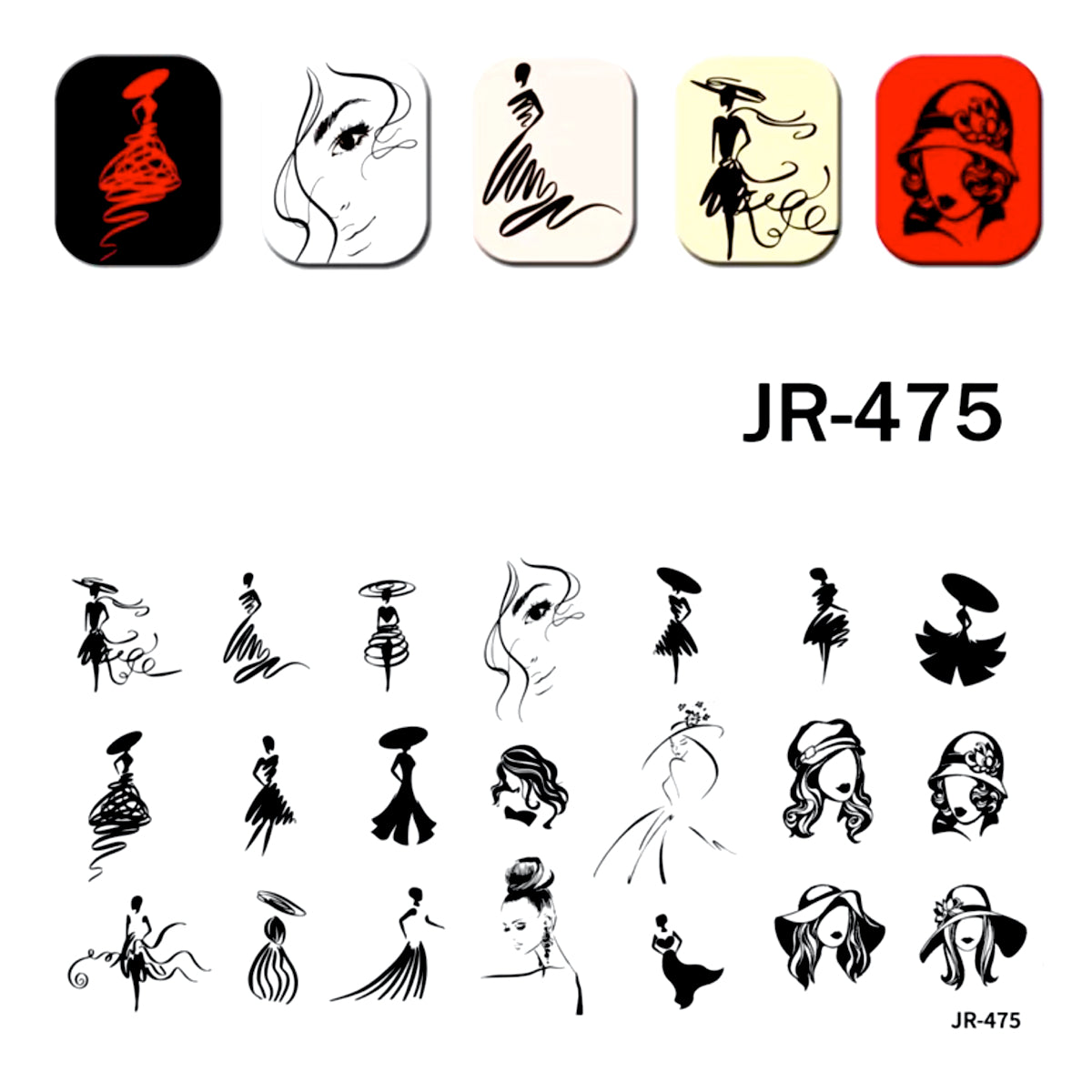 Image of Matrita Decor Unghii JR 475