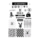 Matriță decor unghii LV 02 – sigle și modele