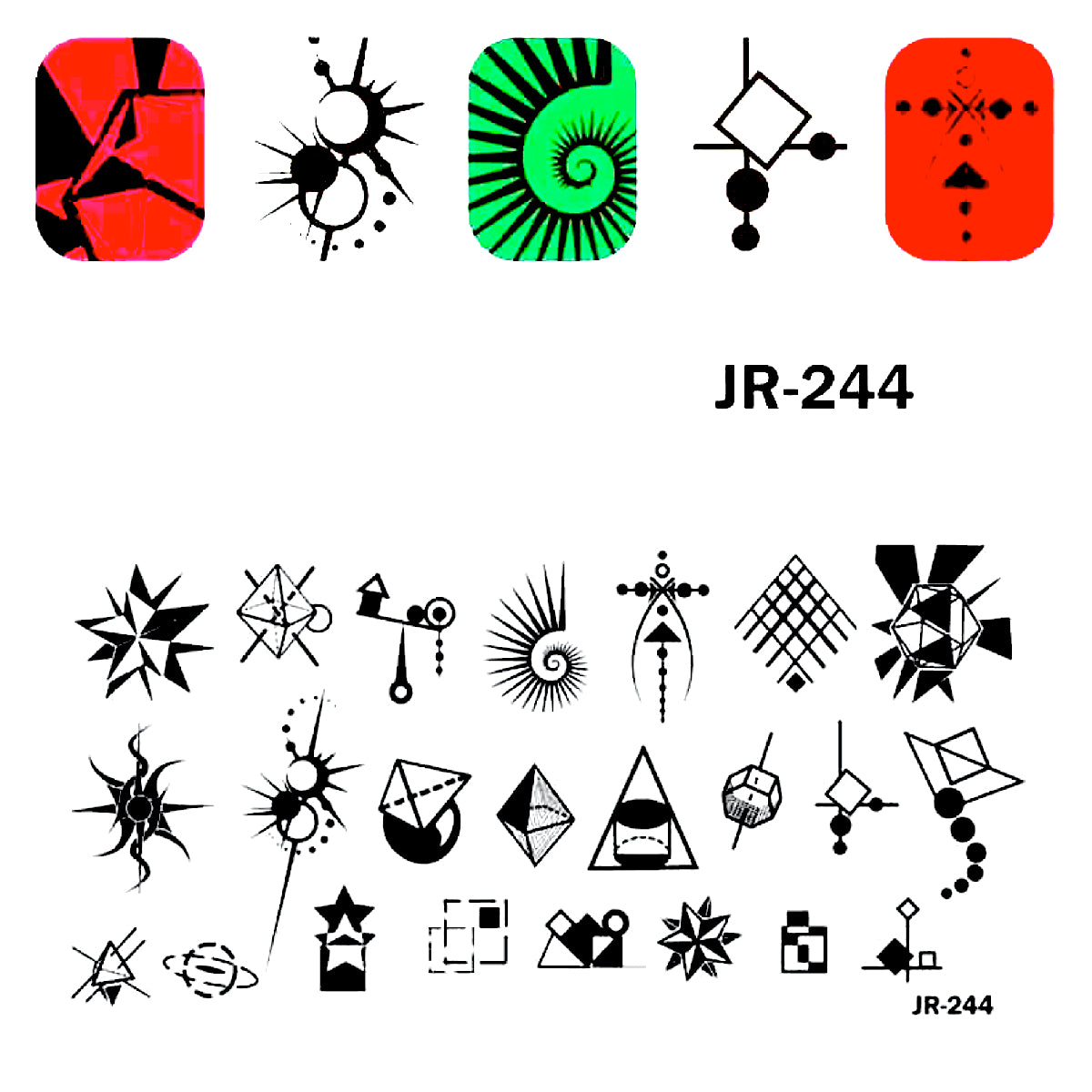 Image of Matrita Decor Unghii JR 244