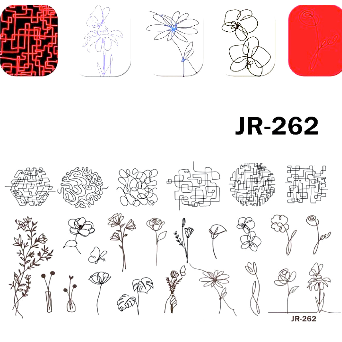 Image of Matrita Decor Unghii JR 262