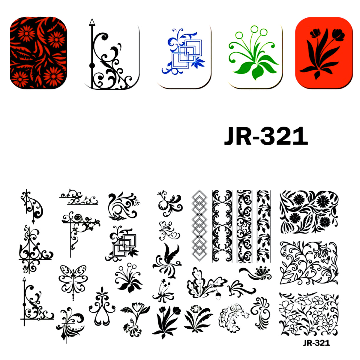 Image of Matrita Decor Unghii JR 321
