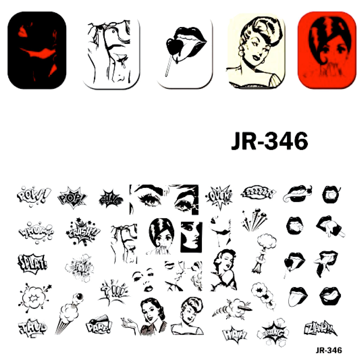 Image of Matrita Decor Unghii JR 346