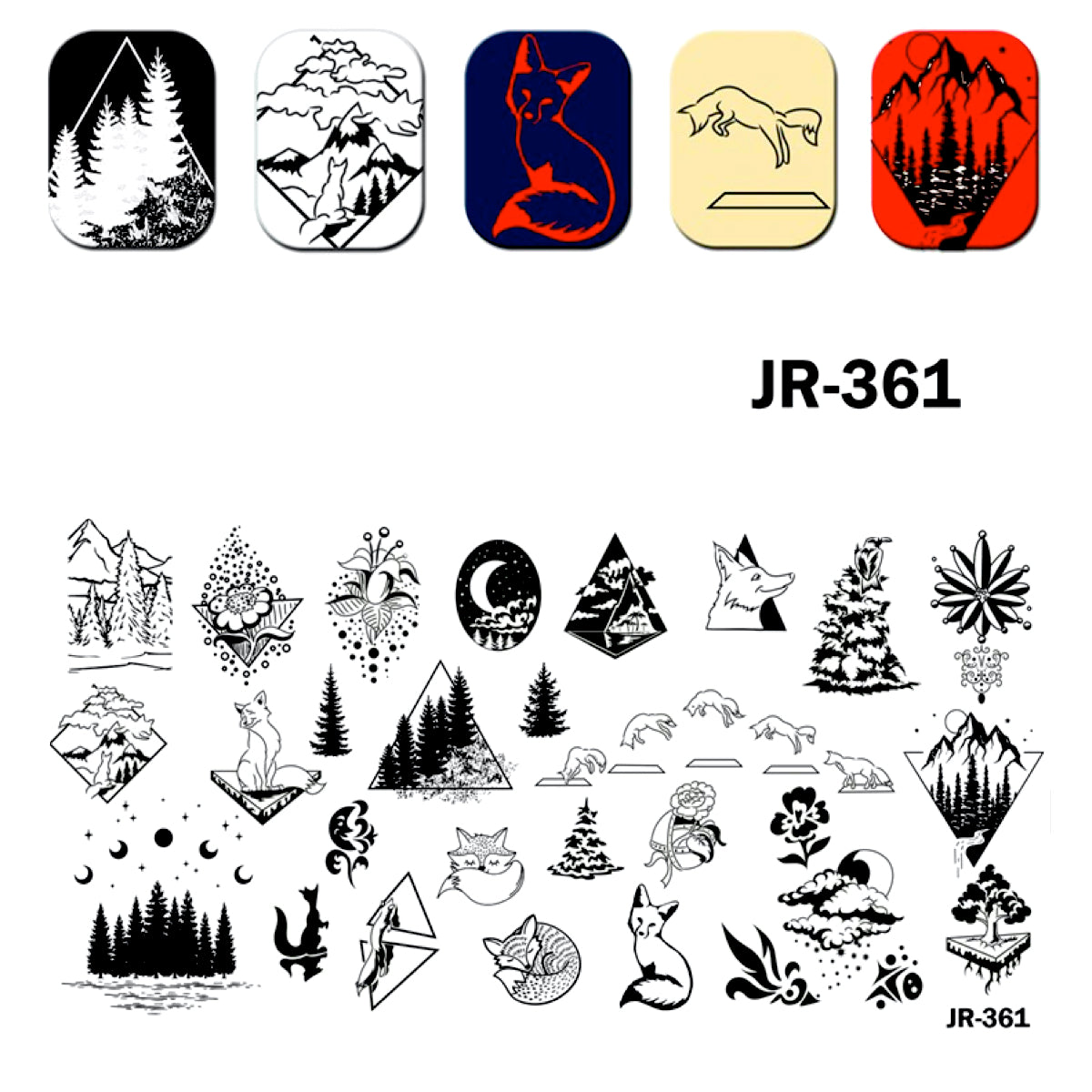 Image of Matrita Decor Unghii JR 361