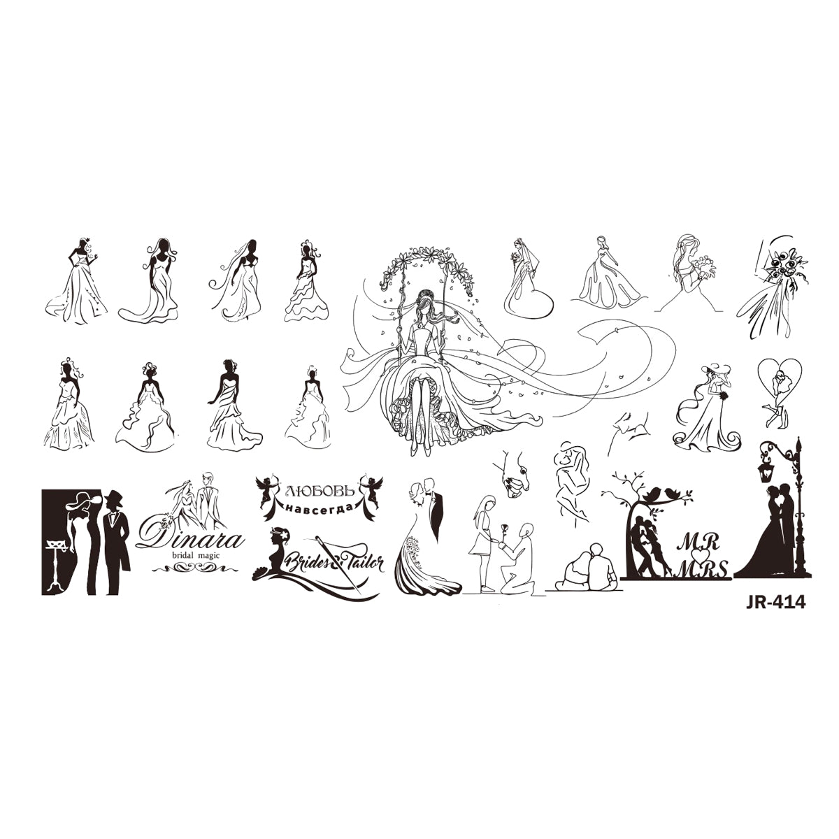 Image of Matrita Decor Unghii JR 414