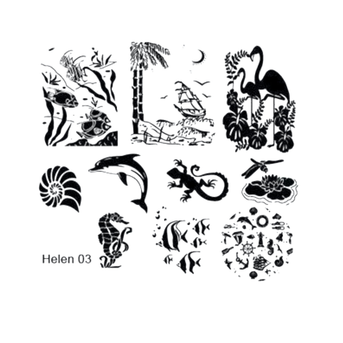 Image of Matrita Decor Unghii H 03