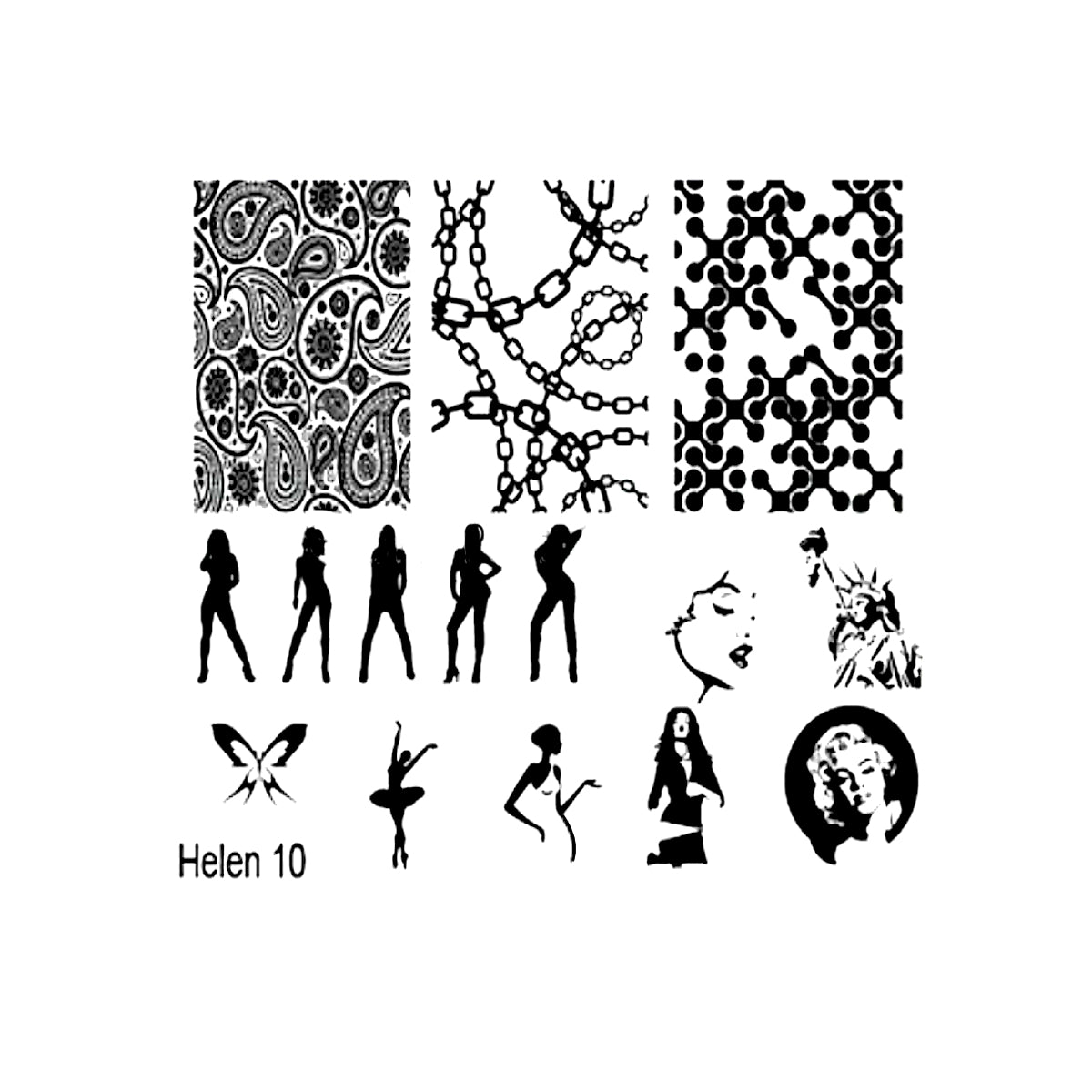 Image of Matrita Decor Unghii H 10