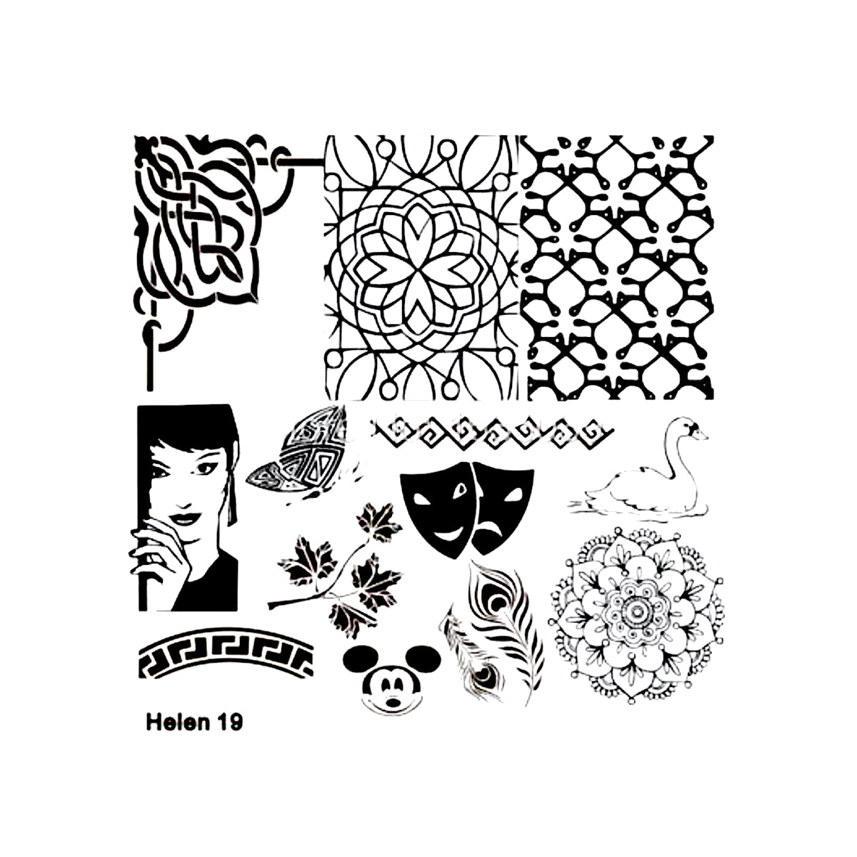 Image of Matrita Decor Unghii H 19
