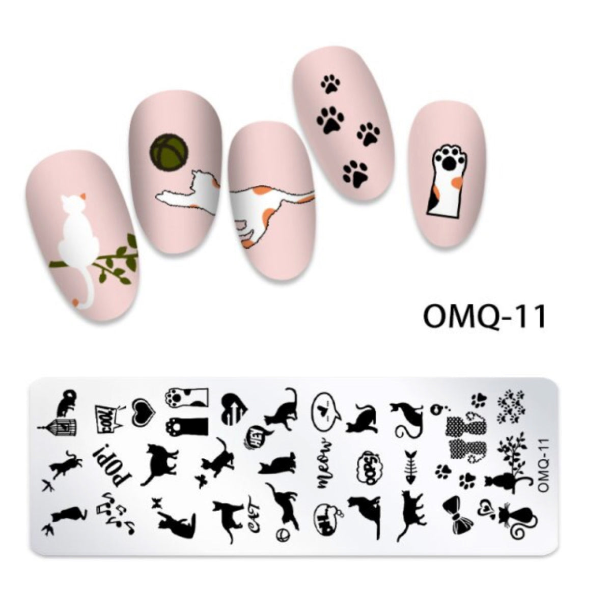 Image of Matrita Decor Unghii OMQ 11