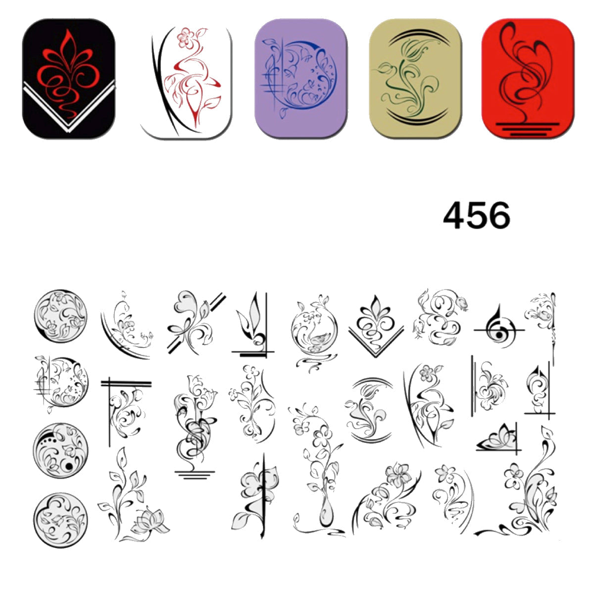 Image of Matrita Decor Unghii JR 456